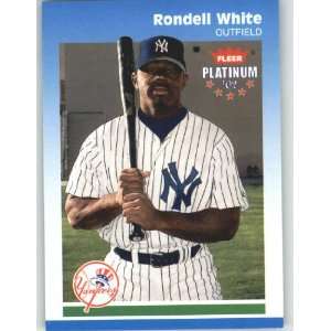  2002 Fleer Platinum #209 Rondell White   New York Yankees 