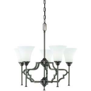 Thomas Lighting SL807715 Chiave Collection 5 Light Chandelier, Oiled 