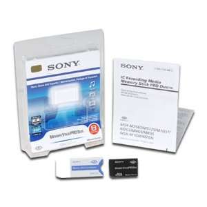  original Sony 8GB Memory Stick PRO Duo memory card with 5 