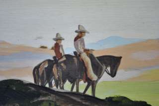 Pr. Vintage Paintings Western Colorado Artist Soderholm  