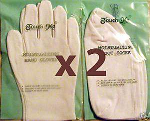 Cotton Spandex Moisturizing Hand Gloves Foot Socks  
