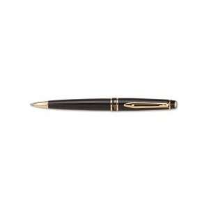  Expert II Ballpoint Pen, Medium Point, Black Lacquer/Gold 