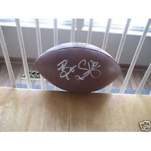 Bo Scaife Autographed Football   Autographed Footballs  