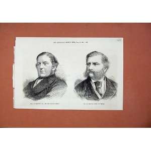  1873 Sir Harcourt Solicitor Walker Mayor Liverpool Men 