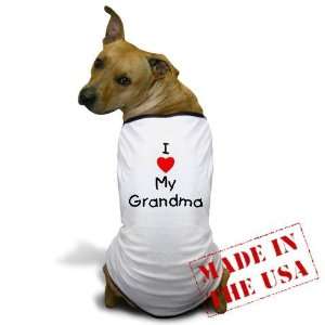   love my grandma Mothers day Dog T Shirt by 