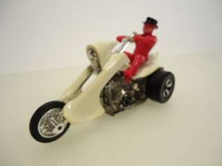 Vintage Hot Wheels Chopcycles Ghost Rider Trike Motorcycle Sizzlers 