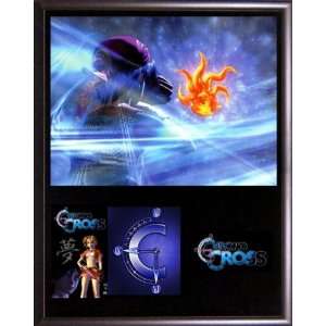  Chrono Cross   Serge   Collectible Plaque Set w/ Removable 