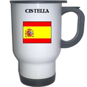  Spain (Espana)   CISTELLA White Stainless Steel Mug 