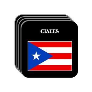  Puerto Rico   CIALES Set of 4 Mini Mousepad Coasters 
