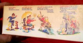 Vintage 1954 Mother Goose Shoes Box w/ Great Childerns Story Book 