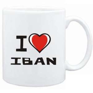  Mug White I love Iban  Languages