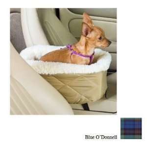   Large Snoozer Console Pet Car Seat   Blue ODonnell Plaid
