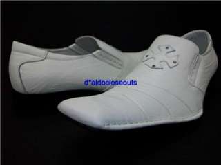 ALDO Mens White Dress Casual Club Shoes Loafers NIB  