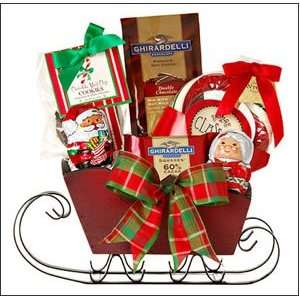Snackin Sleigh Christmas Gift Basket Grocery & Gourmet Food