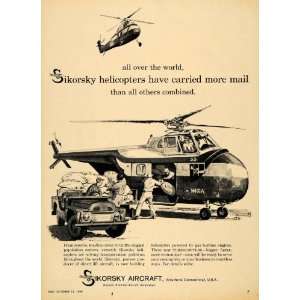  1959 Ad Sikorsky Aircraft Corp. Turbocopters Helicopter 