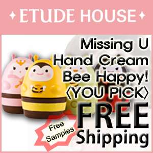 Etude House] EtudeHouse Missing U Hand Cream Bee Happy 30ml 4 Types 