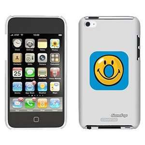  Smiley World Monogram O on iPod Touch 4 Gumdrop Air Shell 
