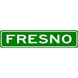  FRESNO City Limit Sign   High Quality Aluminum Sports 