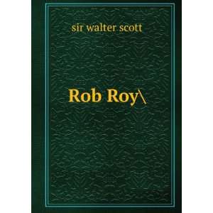  Rob Roy sir walter scott Books