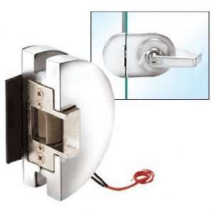 CRL Fail Safe Lever Lock Glass Keepers with Electric Strike   Polished 