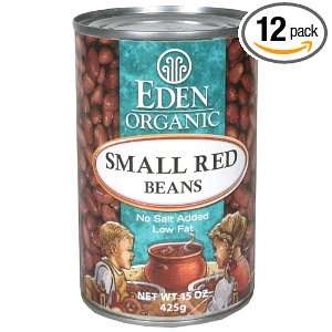 Eden Organic Small Red Beans, 15 ounces Grocery & Gourmet Food