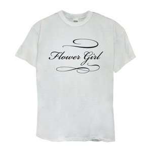  Flower Girl Wedding T shirt (Large Size) 