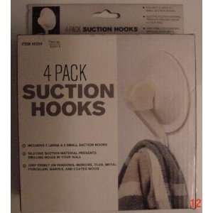   Hooks (Includes 2 Large & 2 Small Suction Hooks)