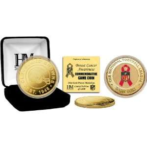   Browns 2011 Breast Cancer Awareness 24kt Gold Coin