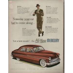  Someday your car had to come along.  1949 Mercury Ad 