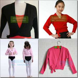   Dance Wrap Sweater Ballet Costume Gymnastics Dance Skate Dress SZ 5 8Y
