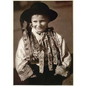  1953 Slovakian Boy Folk Costume Kroje Dvornik Slovakia 