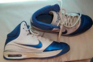 Mens NIKE ELITE Basketball Shoes Blue White Sneakers Size 8 409627 103 
