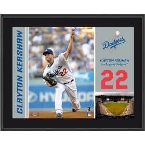 Clayton Kershaw Plaque  Details Los Angeles Dodgers, Sublimated 