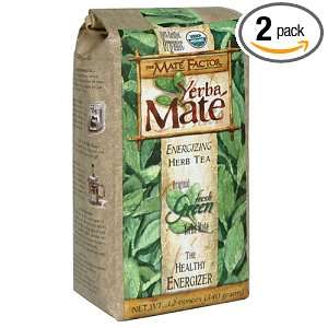 The Mate Factor Yerba Mate Energizing Herb Tea, Original Fresh Green 