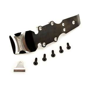  Front Steel Skid Plate, Silver 1/16 ERV/SLH Toys & Games