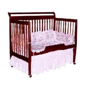  Sleigh 3 in 1 Convertible Crib   Round Spindle Baby