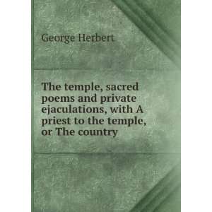com The temple, sacred poems and private ejaculations, with A priest 
