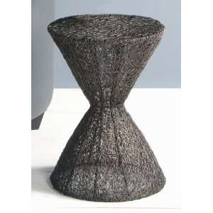  Crazy Weave Recycled Metal 17 1/2 High Stool