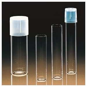  Pyrex Disposable Rimless Flat Bottom Glass Tubes, Capacity 
