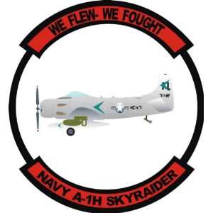  US Navy A 1H Skyraider Decal Sticker 3.8 