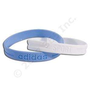    adidas Twin Stripes Wrist Bands (Sky/White)