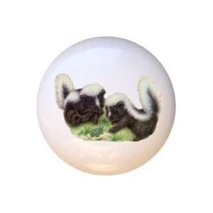  Two By Two Skunks Drawer Pull Knob