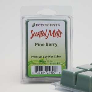 Pack Pine Berry EcoScents Scented Wax Melts   Fresh wood undertones 