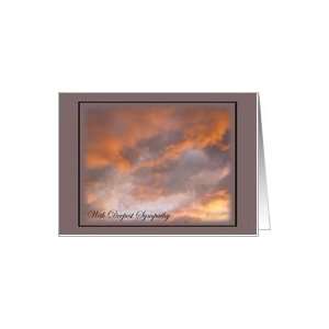  Sunset Cloud Formations Sympathy Cards Card Health 