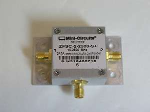 Mini Circuits ZFSC 2 2500 S+ Power Splitter/Combiner. 10 to 2500MHz 