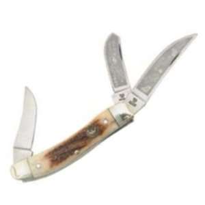   Rider Sowbelly Stockman Knife w/Genuine Stag Handles
