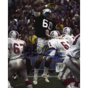  OTIS SISTRUNK OAKLAND RAIDERS 8 X 10 HAND SIGNED 