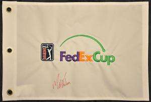 MATT KUCHAR Signed PGA Tour Logo FEDEX CUP Golf Flag  