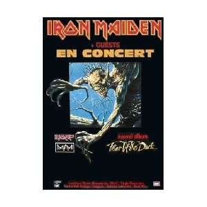  IRON MAIDEN Fear of the Dark   En Concert Music Poster 