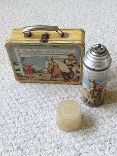 Vintage 1953 Roy Rogers and Dale Evans Lunch Box with thermos Original 